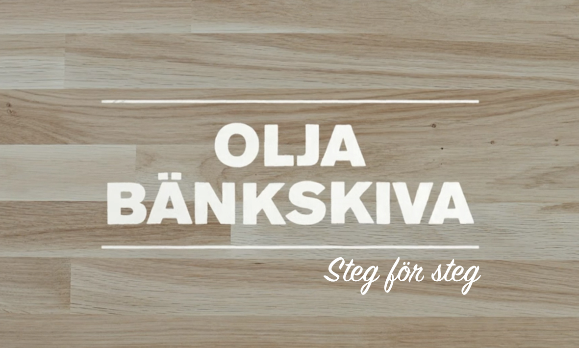 Olja bänkskiva